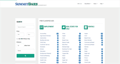 Desktop Screenshot of classifieds.summitdaily.com